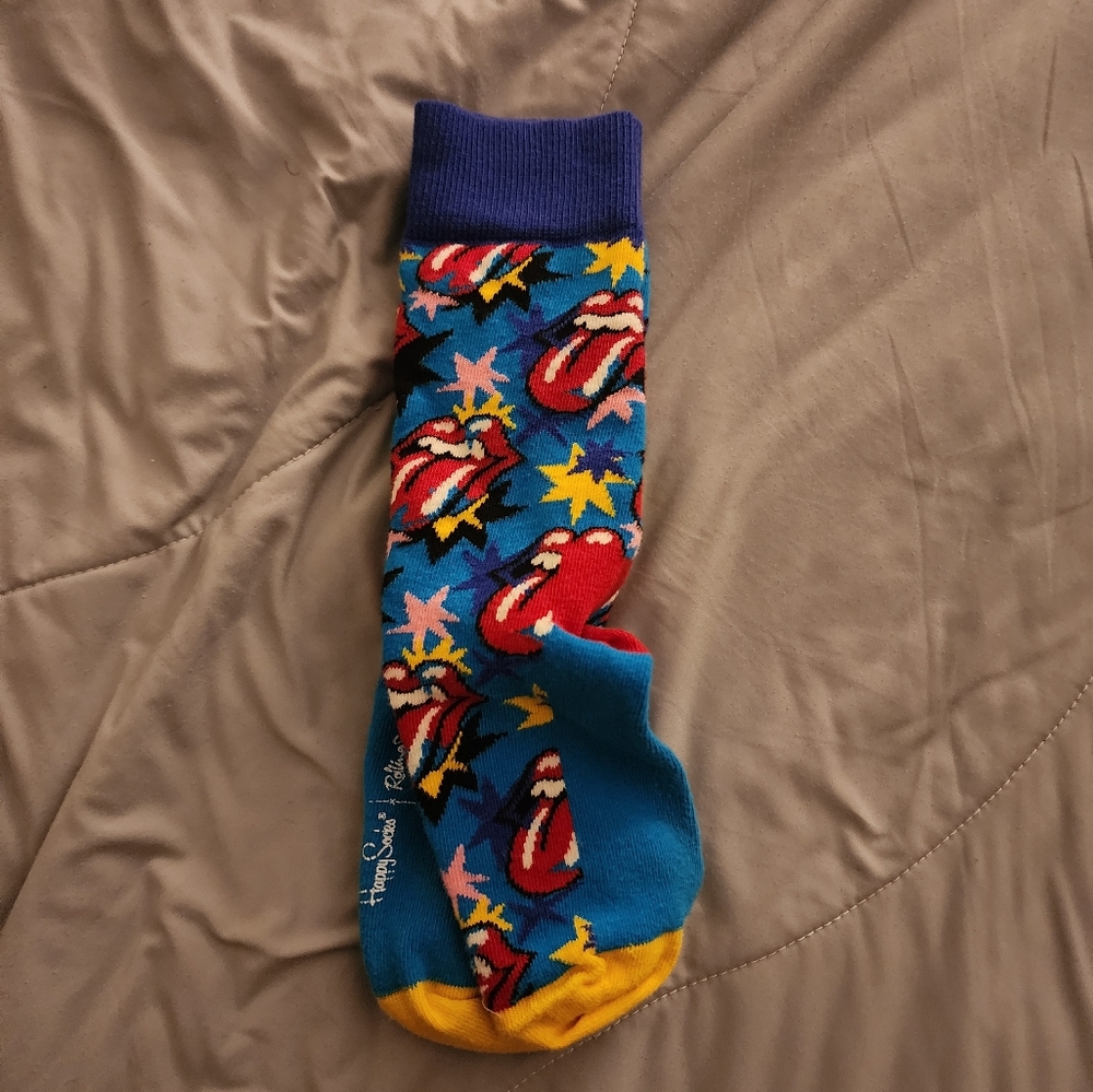 Women's Happy Socks Rolling Stones 5.5 - 9.5 US